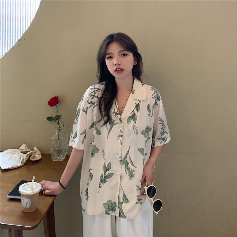 Áo Sơ Mi Tay Ngắn Dáng Rộng Thiết Kế Mới Thời Trang Theo Phong Cách Hồng Kông Cho Nữ