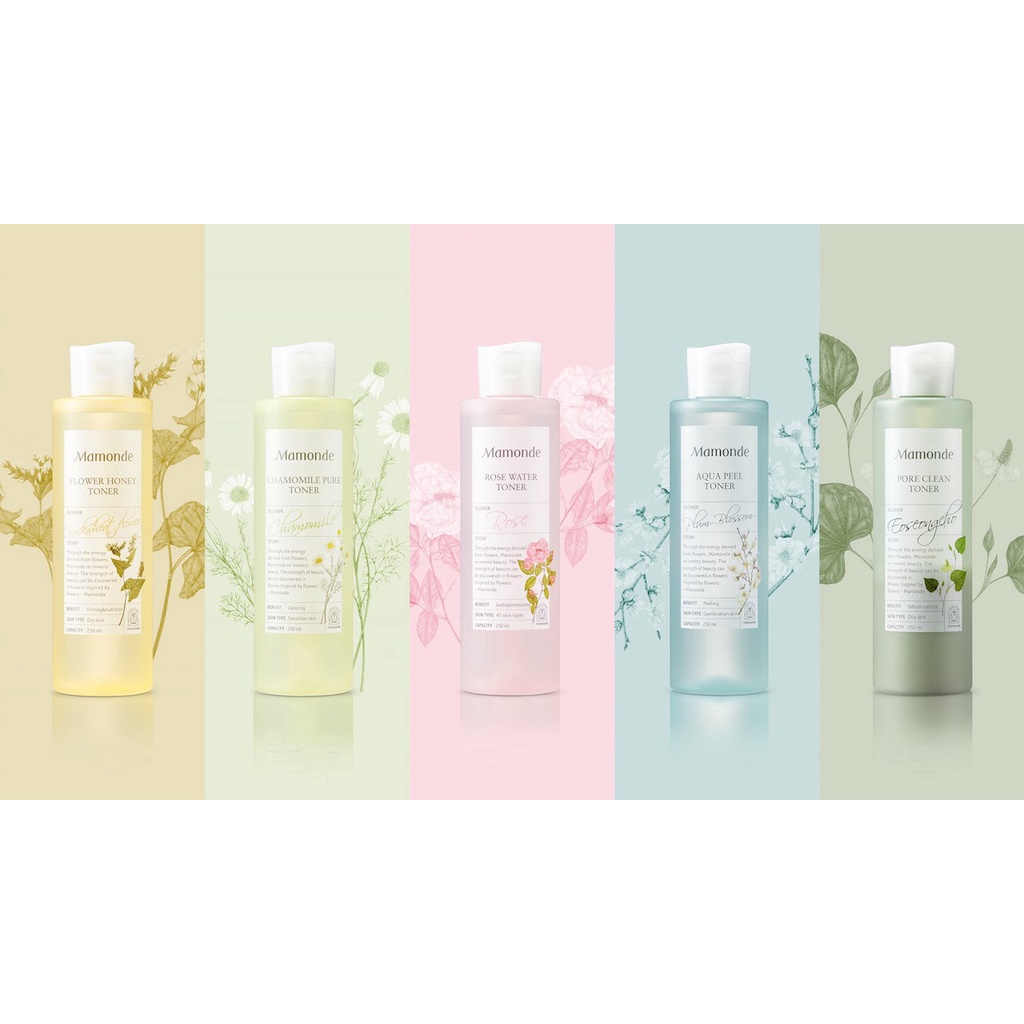(SALE DATE)Nước cân bằng làm dịu da nhạy cảm Mamonde Toner 250ml