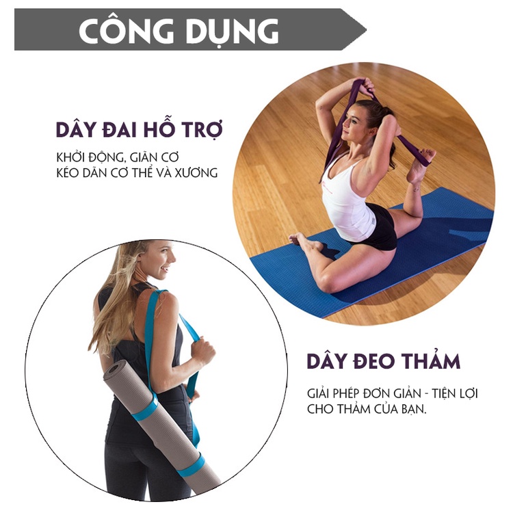 Dây Cột Thảm Hebeyoga Đa Năng Cao Cấp