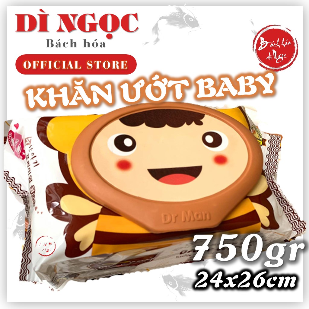 Khăn ướt cho bé Baby Wipes MOON CARE 125g  - khăn ướt không mùi, dịu nhẹ cho làn da mẹ và bé