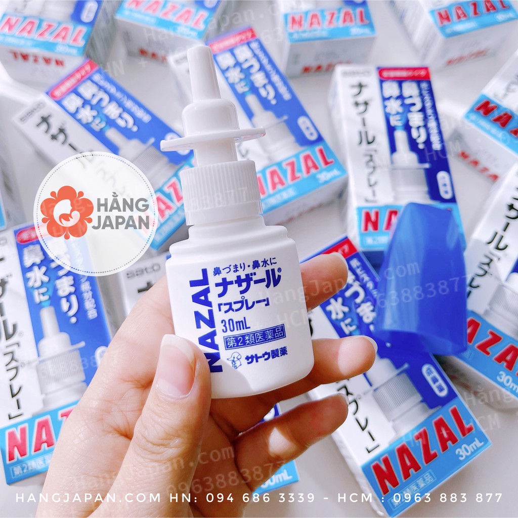Xịt mũi Sato Nazal Nhật Bản 30ml cho bé từ 7 tuổi trở lên