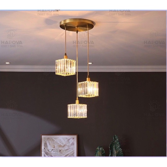 Đế bộ 03 Đèn thả trần HAPOVA MANCA 8993