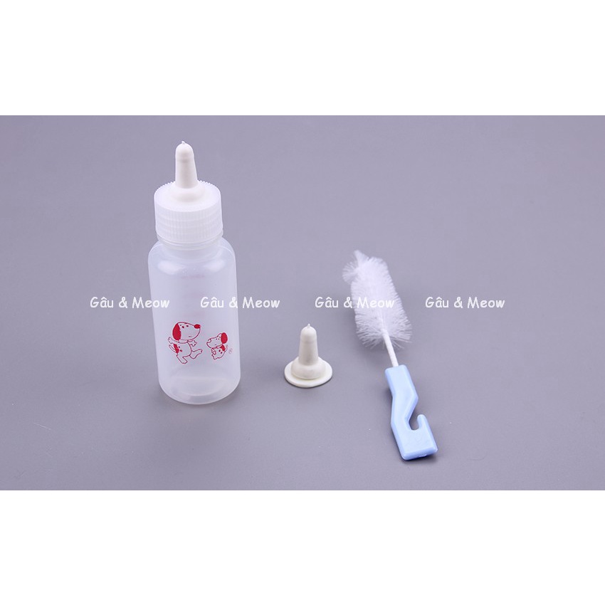 Bobo Pet Milk Bottle Bình sữa cho thú cưng chó mèo có bộ vệ sinh bình sữa 50ML/120ML bằng nhựa bền