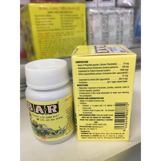 Bar-  Viên giải độc gan