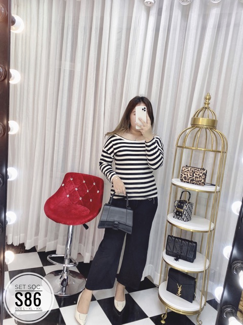 Bigsize Set sọc S86