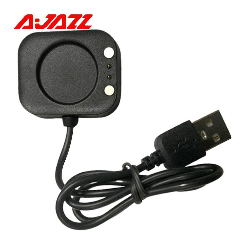 Đế sạc nguồn có dây cáp sạc USB màu đen cho đồng hồ thông minh P8