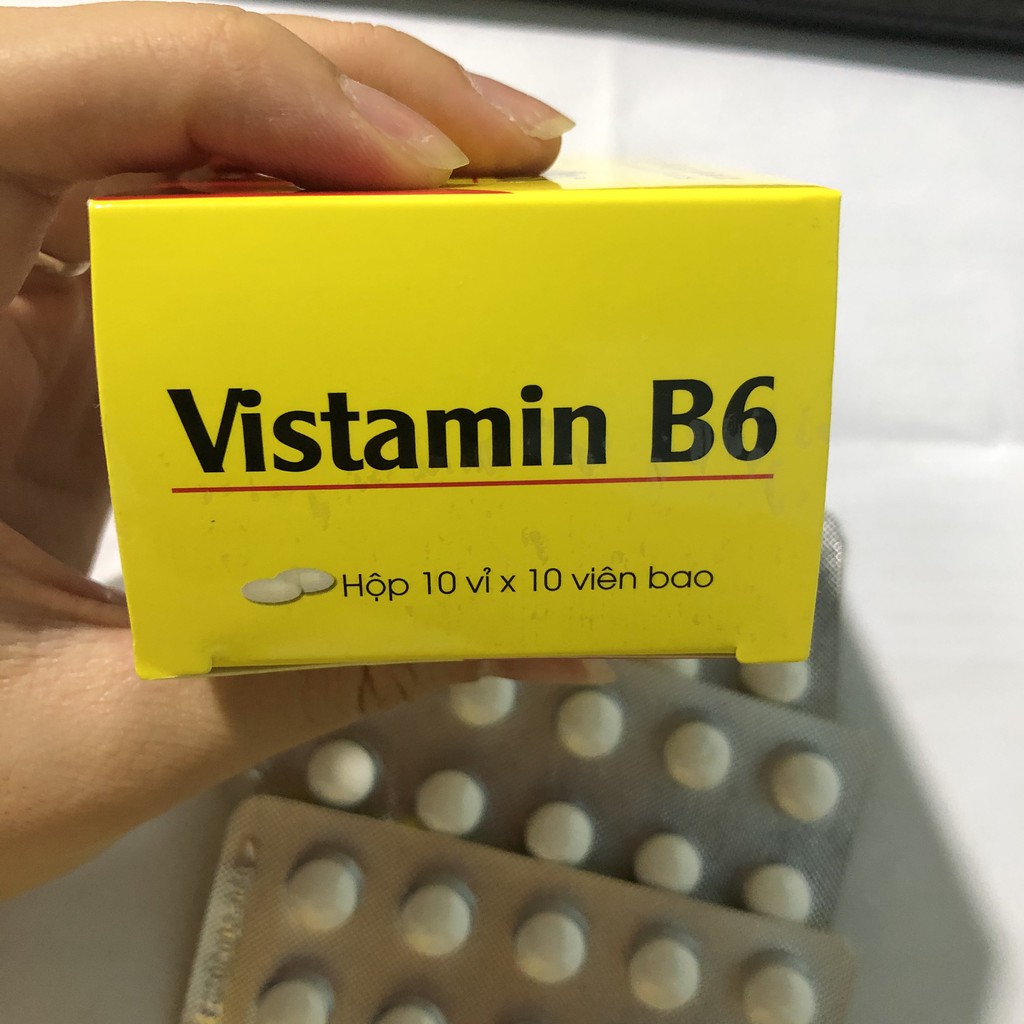 Vitamin B6 vỉ 100 viên - Bổ sung Vitamin nhóm B cho cơ thể