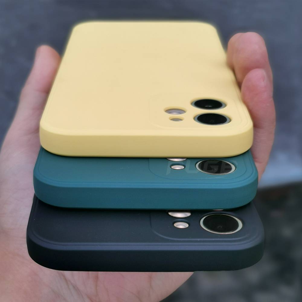 Ốp điện thoại silicon mềm khung vuông thích hợp cho iPhone X Xs Xr 7 8 6 6s Plus SE 2020 2022 SE3 12 Mini 11 Pro Max
