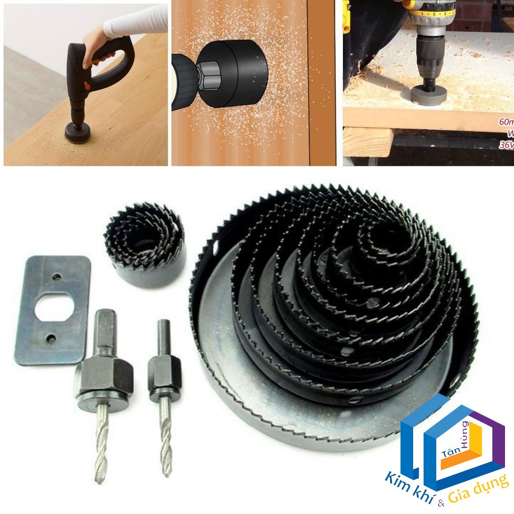 Bộ mũi khoét thạch cao và gỗ mềm 16 chi tiết