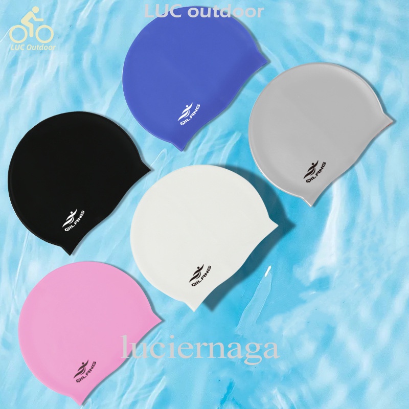 Mũ Bơi Silicone Cỡ Lớn Chống Thấm Nước Dành Cho Nam Và Nữ