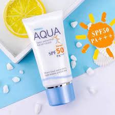 KEM CHỐNG NẮNG DÀNH CHO DA MẶT MISTINE AQUA BASE SUNSCREAM FACIAL CREAM SPF 50 PA +++