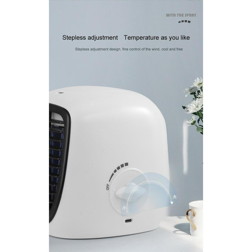 2023 Quạt điều hòa gia đình Quạt Tạo Ẩm USB Di Động Máy làm mát mini mới