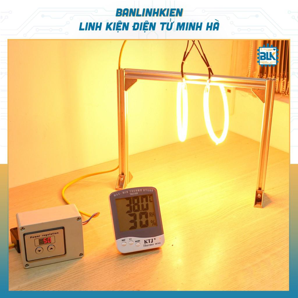 Combo Chế Đèn Sưởi Mùa Đông 1000W Có Điều Chỉnh