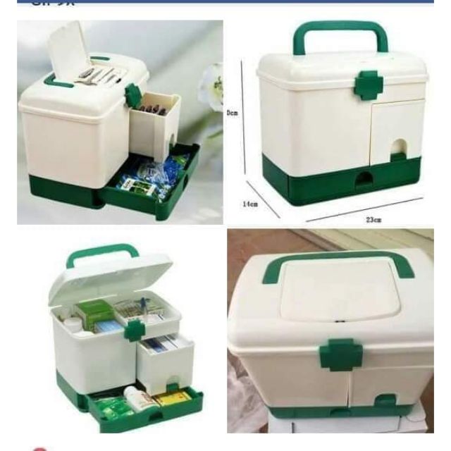 HỘP ĐỰNG THUỐC Y TẾ 3 TẦNG