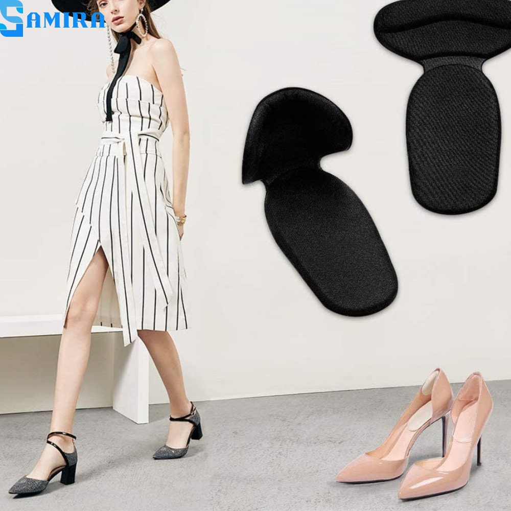 2 Miếng lót giày bảo vệ gót chân chống trượt chống rộng thốn gót tiện lợi có keo dán cố định SA18