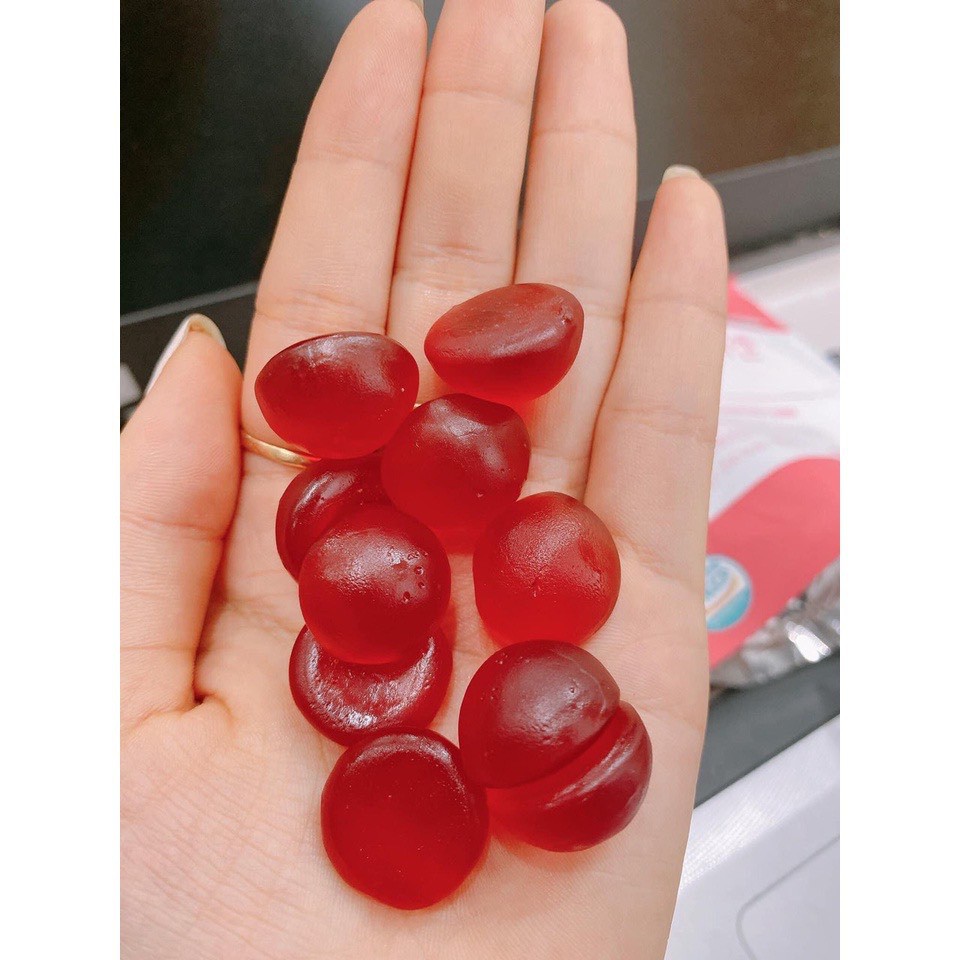 Kẹo dẻo vị lựu Dưỡng da sáng mịn- Boto Collagen Gummy