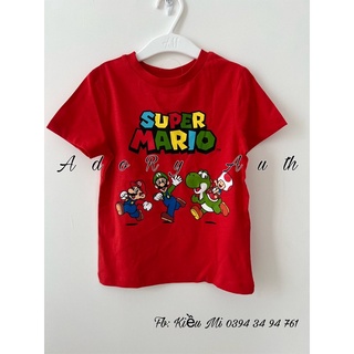 Áo thun Mario cho bé auth
