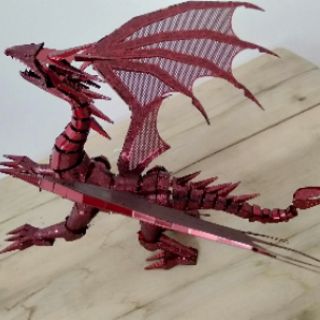 Mô hình lắp ráp PIECECOOL Rồng lửa (Đỏ)