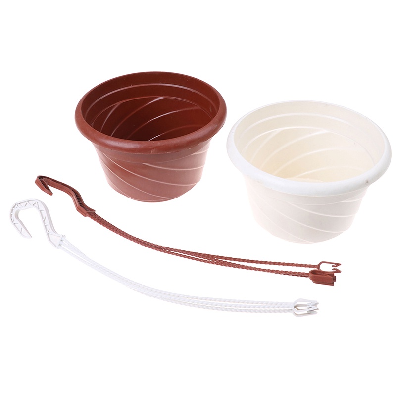 Set 3 chậu trồng cây treo trang trí sân vườn