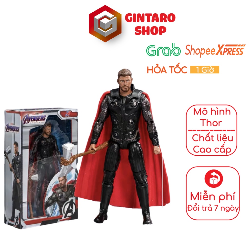 Mô hình marvel Thor cao cấp , Đồ chơi mô hình nhân vật Thor trong End Gamme Gintaro Shop