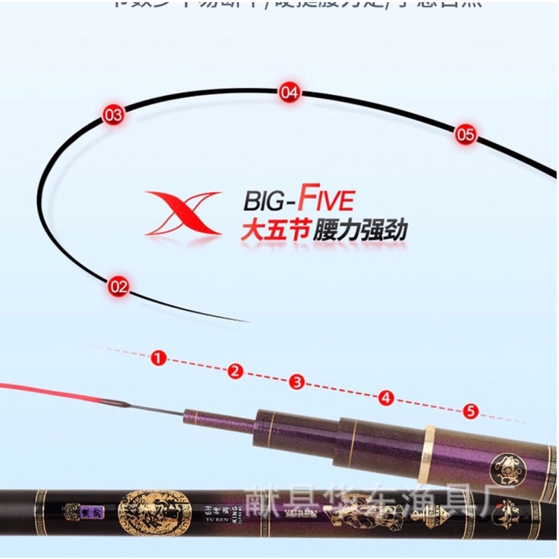 Cần câu tay Thiên Long Đế 6H tặng 1 ngọn phụ