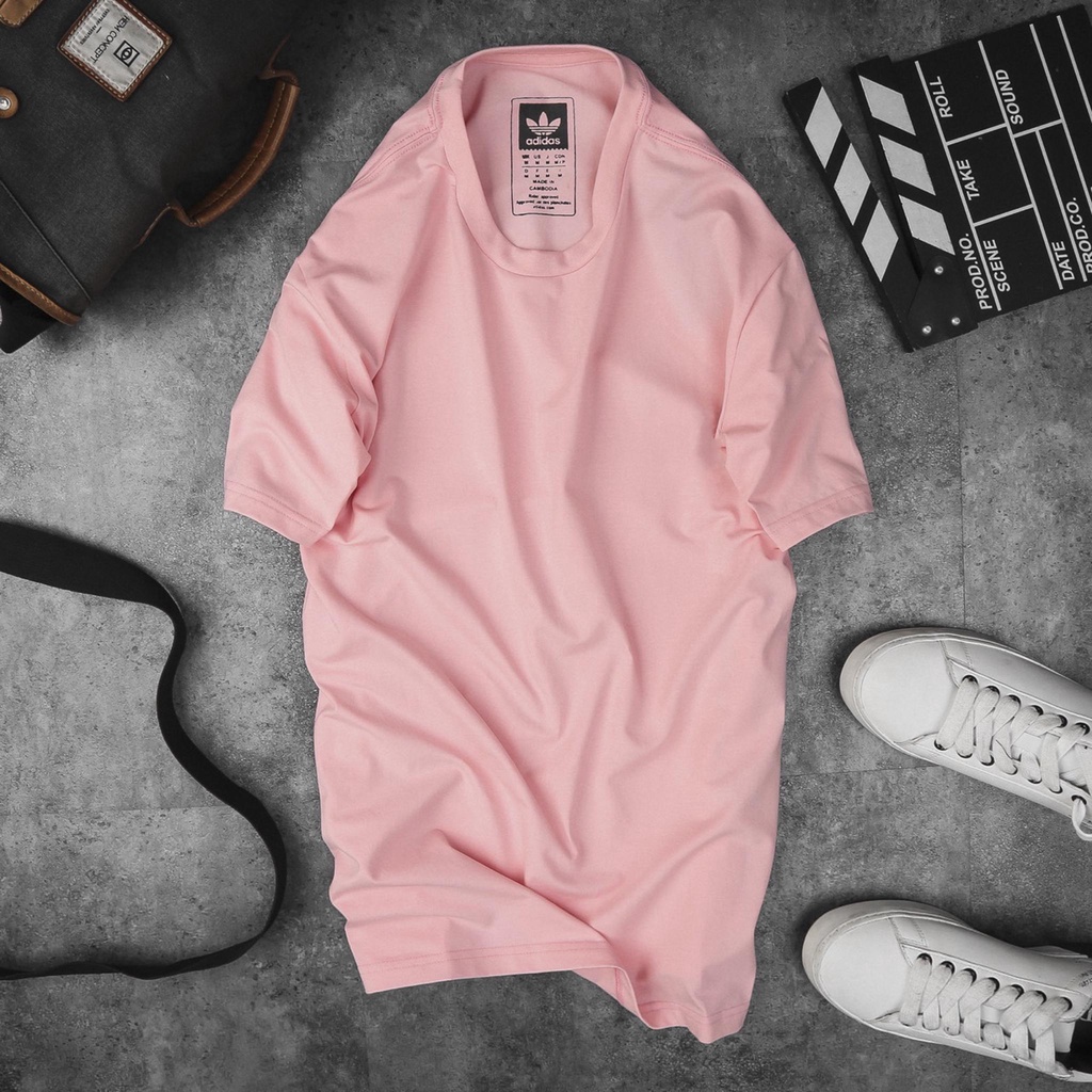 Áo Thun Nam Trơn Cổ Tròn Adidas vải Cotton co giãn dày dặn phông trơn basic tay ngắn nhiều màu
