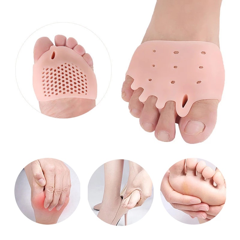 Miếng Lót Giày Cao Gót Bảo Vệ Ngón Chân Thiết Kế Kiểu Tổ Ong Thoáng Khí Tiện Dụng