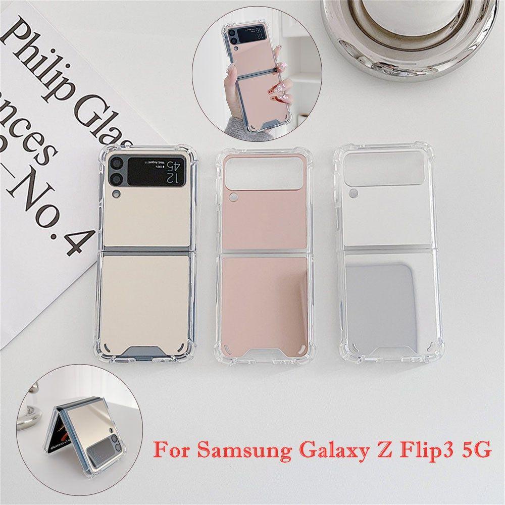 BTLIMER Ốp Điện Thoại Mặt Gương Trong Suốt Chống Sốc Chống Rơi