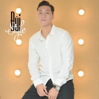 ÁO SƠ MI VẢI ĐŨI (LINEN) DÀI TAY CỔ BẺ