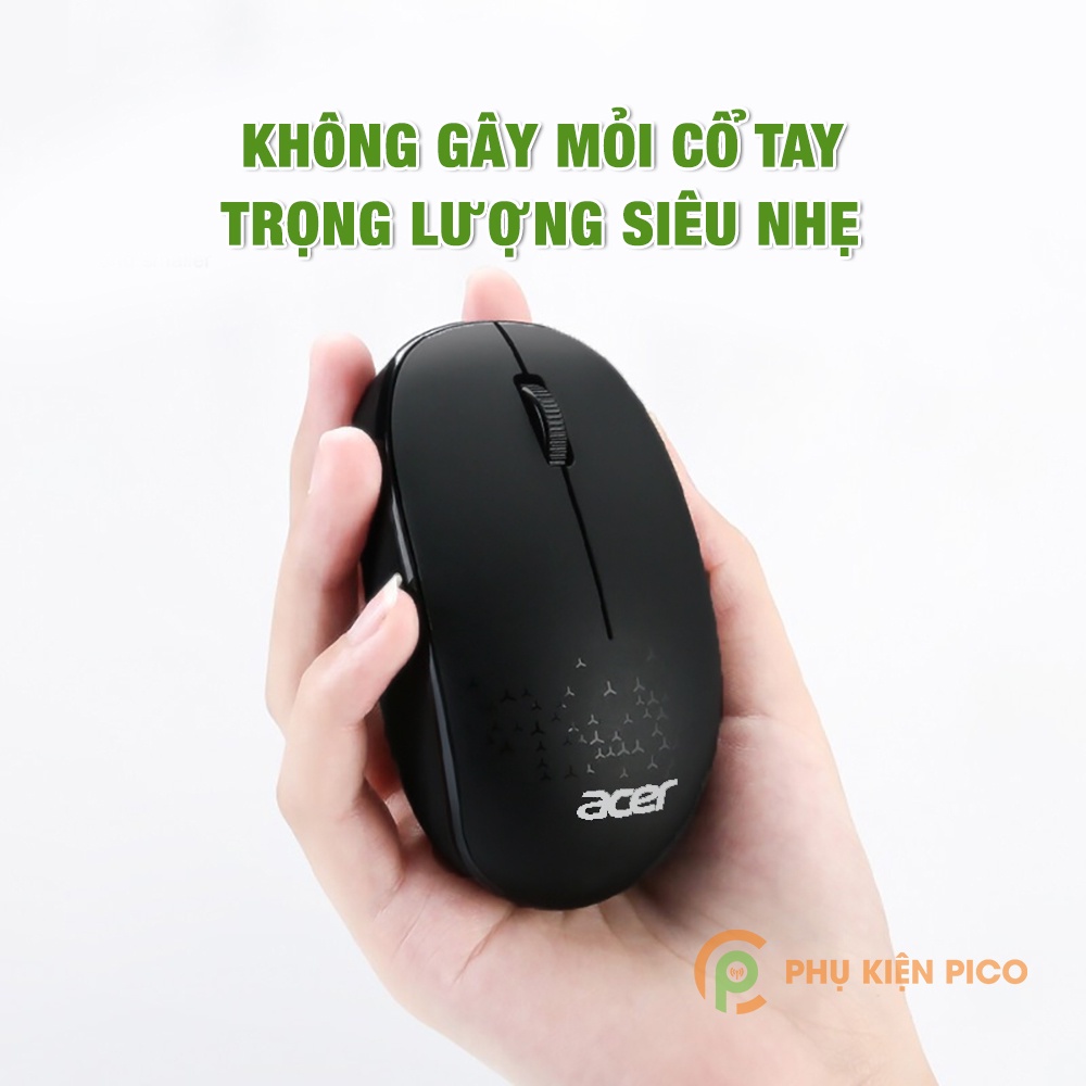 Chuột không dây Laptop Acer chính hãng cao cấp - Chuột không dây Wireless văn phòng chính hãng Acer