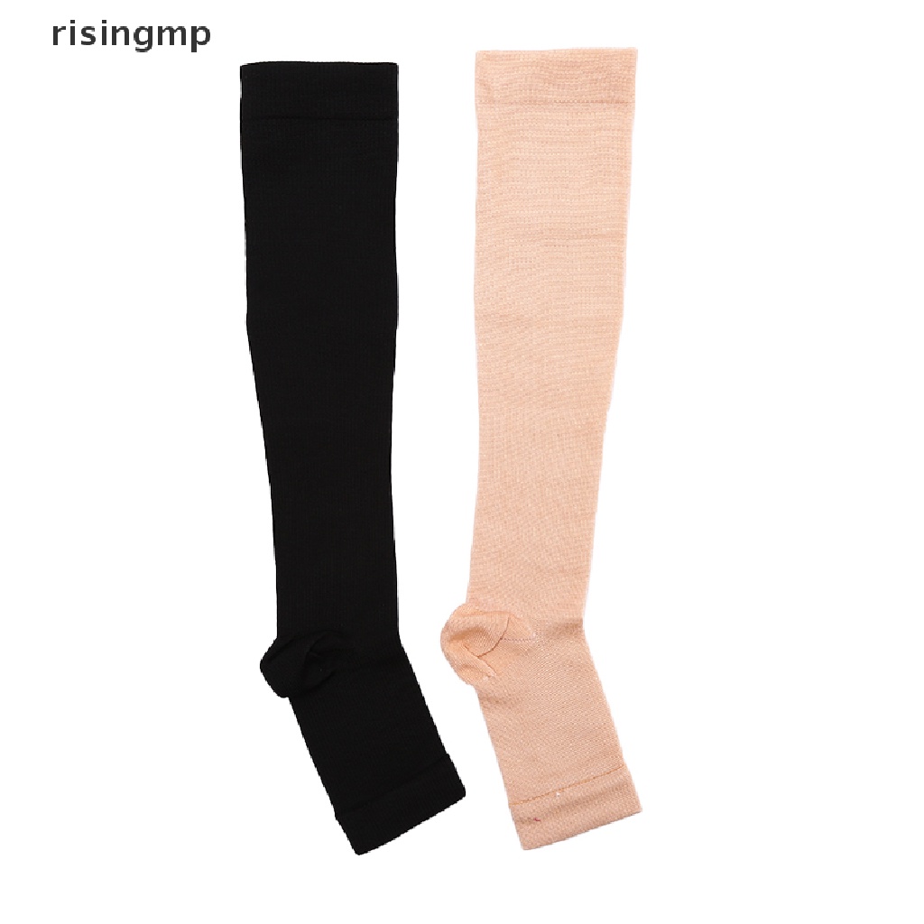 1 Đôi Tất Nén Bảo Vệ Ngón Chân Giảm Đau Chất Lượng Cao ♨Trên đó