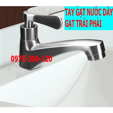 [THÂN ĐÚC NGUYÊN KHỐI] Vòi Rửa Mặt Lavabo Lạnh 100% INOX 304 N6001 Fotar LA XÉO không dây