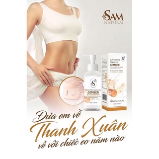 Gel Tan Mỡ Gừng Gember Sam Natural (Tặng Kèm 1 Gen Định Hình Bụng Cao Cấp 150k)