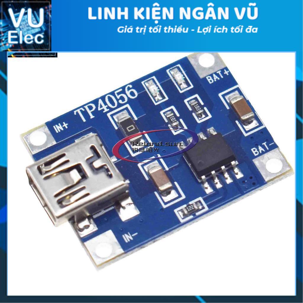 mạch Sạc Pin Lithium 5v 1a 18650 Tp4056 Với Đầu Cắm Type-C / Micro Usb