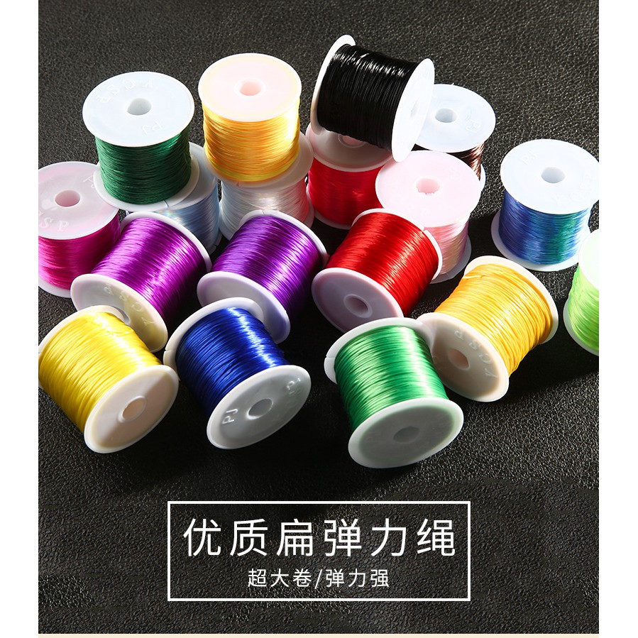 Cuộn Dây 60m Co Giãn Để Làm Vòng Tay, Vòng cổ