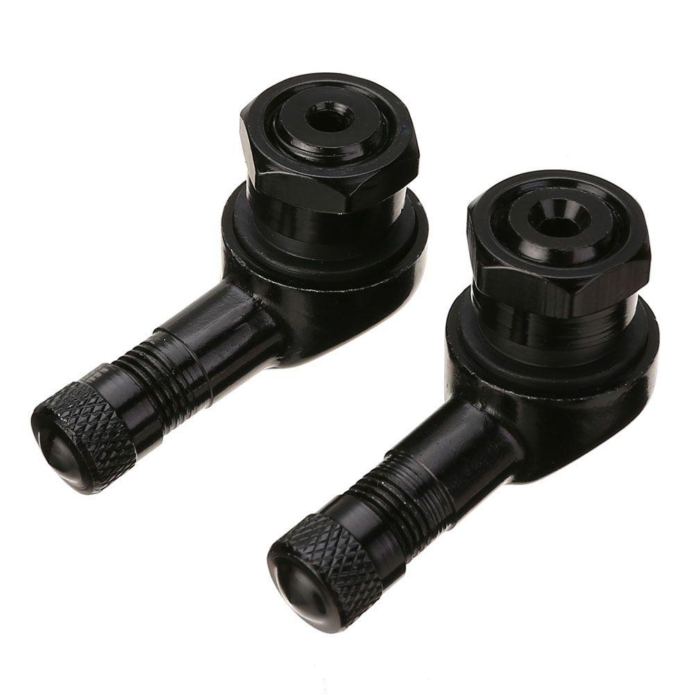 Bộ 2 Van Lốp Xe CNC 90 Độ Bằng Nhôm Bền Bỉ Chất Lượng Cao Cho Xe Máy