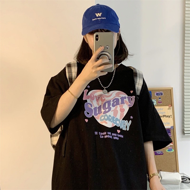 Áo thun tay lỡ form rộng unisex Neko.sg ATL317