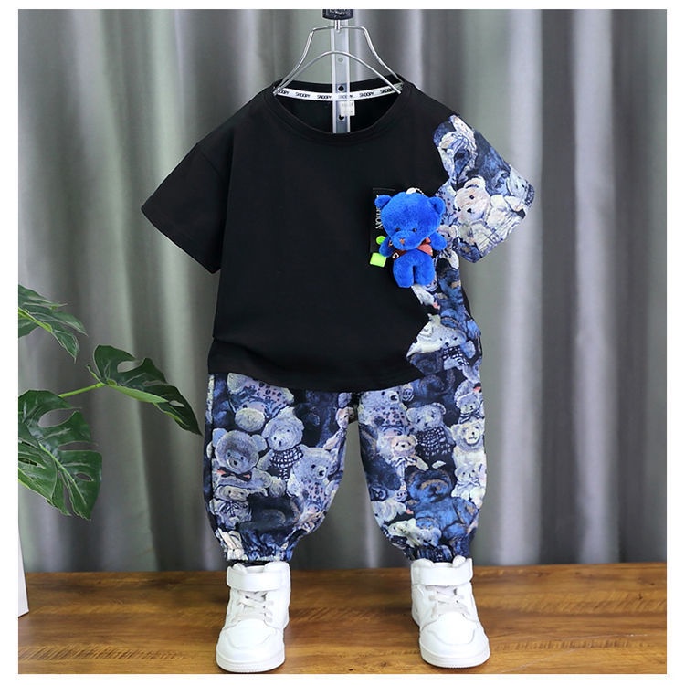 Set Đồ Thời Trang Mùa Hè Phong Cách Mới Dành Cho Bé Trai