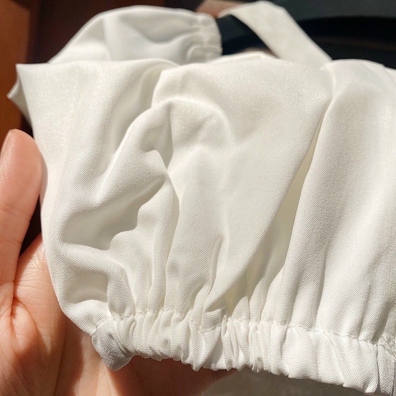 Đầm Xinh Di Di DRESS form tôn dáng chất vải dày dặn thiết kế phần ngực xếp tinh tế mặc được 2 kiểu