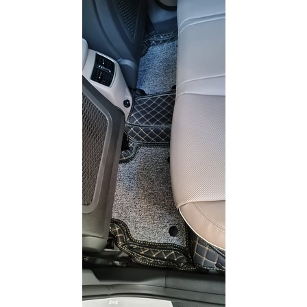 Thảm lót sàn ô tô 5d, 6d Nano 2 chỉ Hyundai Tucson 2015 - 2018  kháng khuẩn, khử mùi, phủ kín sàn xe