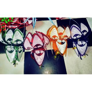 🏮🏵️ Lồng đèn trung thu hoa sen bằng giấy kiếng(size trung)