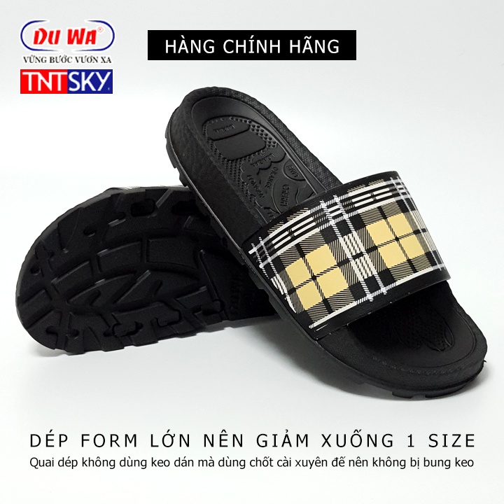 Dép quai ngang nam, nữ siêu nhẹ DUWA - Hàng chính hãng – SH1172 VÀNG