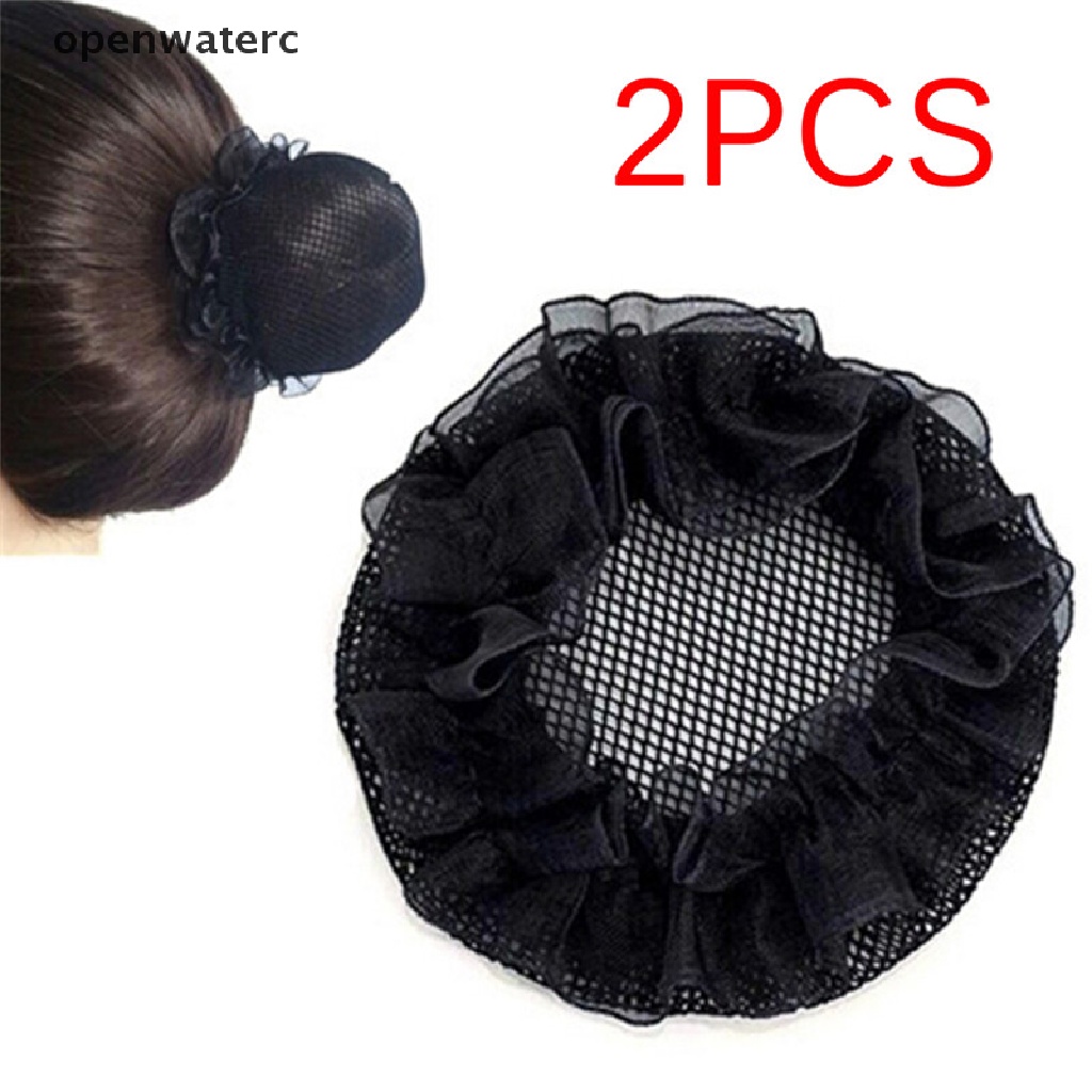 Bộ 2 Lưới Búi Tóc Màu Đen Bằng Nylon Dùng Múa Ba Lê