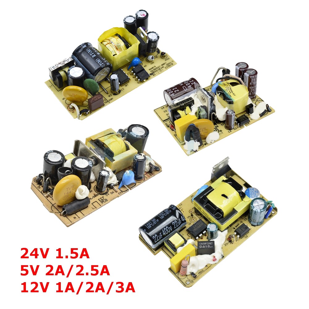 Mô Đun Chuyển Đổi Nguồn Điện Ac 100v-240v Sang Dc 5v 2.5a 12v 1a / 2a / 3a 24v 1.5a