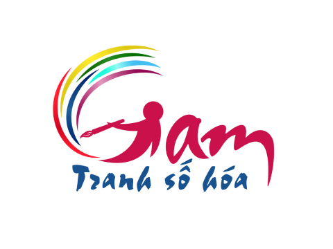 Tranh Tô Màu Số Hóa GAM Logo