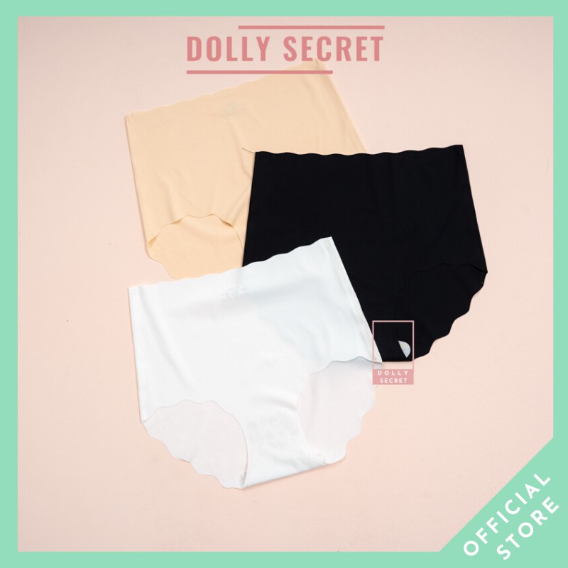 Quần lót đúc su cạp cao lưng cao định hình eo nâng mông chất liệu su non cao cấp siêu co dãn DOLLY SECRET QL022