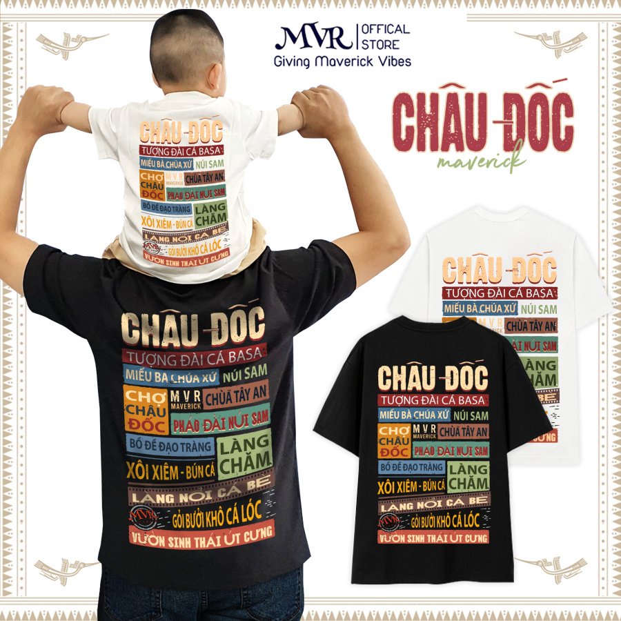 Áo thun Unisex phông cotton Châu Đốc ao cặp gia đình fact UNDER MVR BB4259