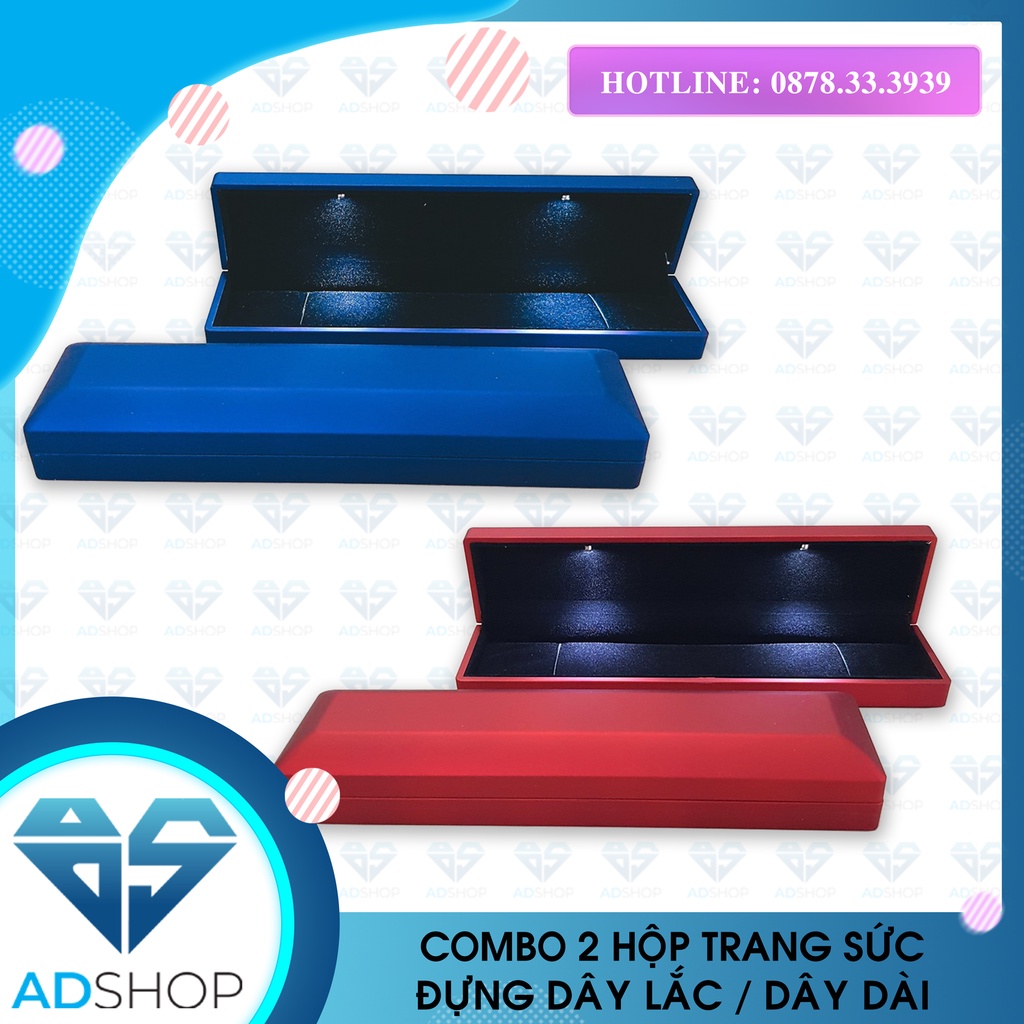 HỘP ĐỰNG DÂY CHUYỀN,LẮC TAY,CÁC LOẠI DÂY DÀI CHO NỮ CÓ ĐÈN LED CAO CẤP