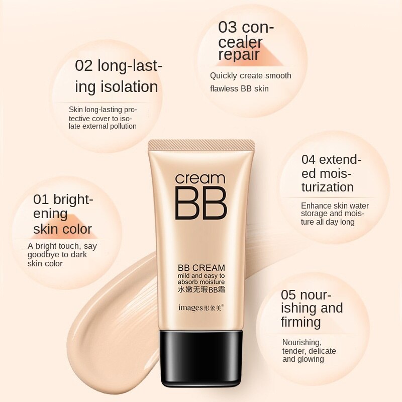 IMAGES Flawless bb cream natural color ivory white two colors available 40g