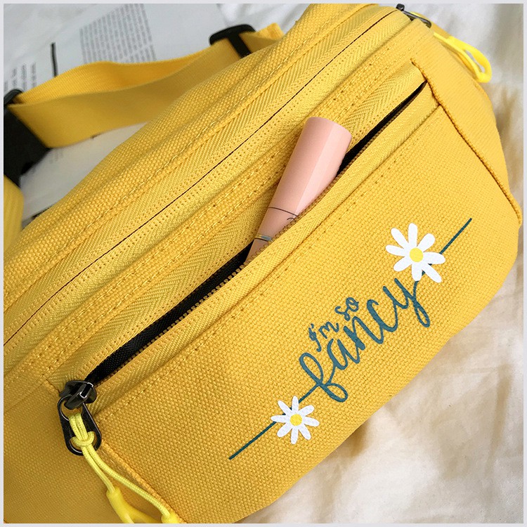 [SIÊU HOT] Túi Bao Tử Fancy Hoa Cúc Vải Canvas Màu Cực Xinh BT1903 – Video Thật | BigBuy360 - bigbuy360.vn